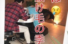 なぜ？？？季節抜け毛)))秋のヘッドスパ
