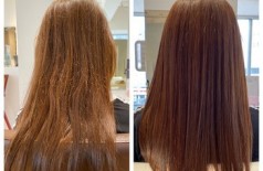根元矯正の毛先髪質改善ヘアエステ