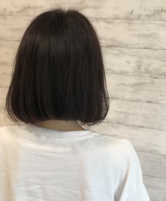 大人可愛い小顔ボブ