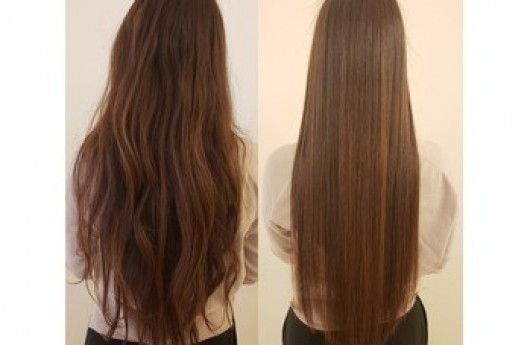 髪質改善ヘアエステをされたお客様